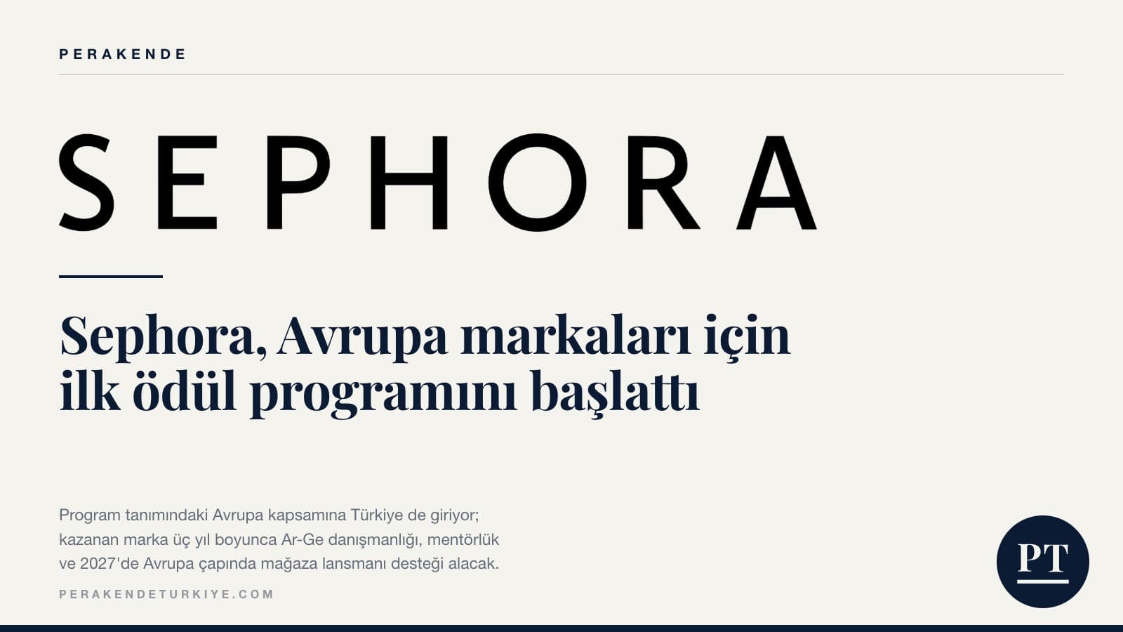Sephora, Avrupa markaları için ilk ödül programını başlattı