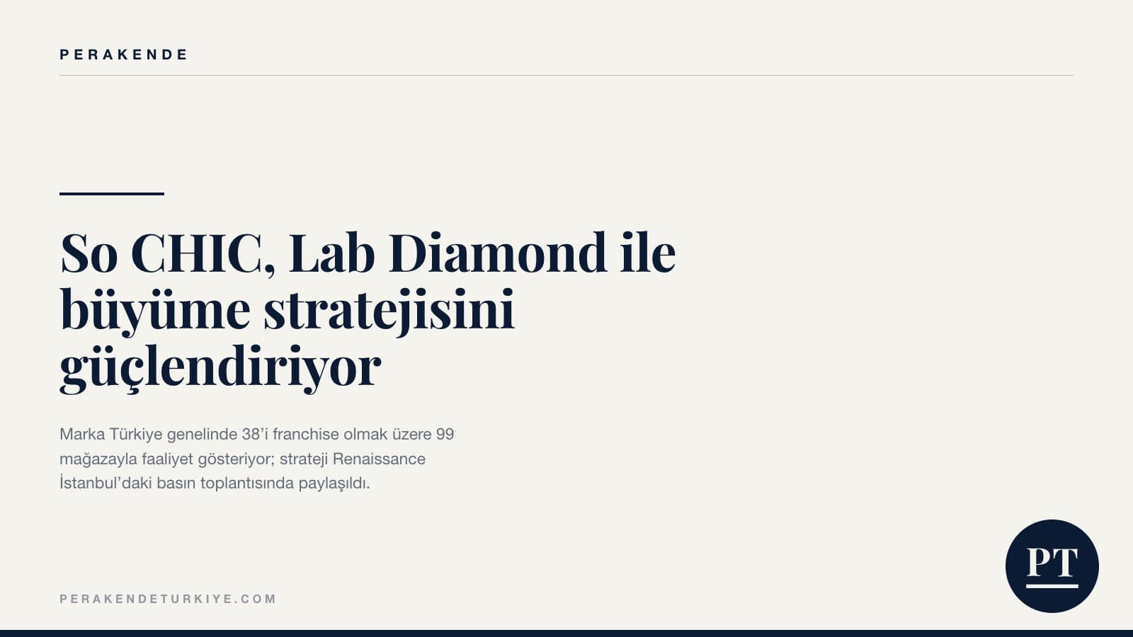 So CHIC, Lab Diamond ile büyüme stratejisini güçlendiriyor