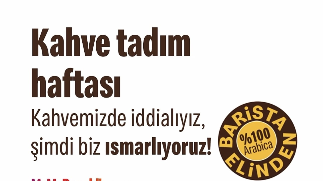 McDonald's, 1-7 Ekim'de McCafé kahvelerini ücretsiz veriyor