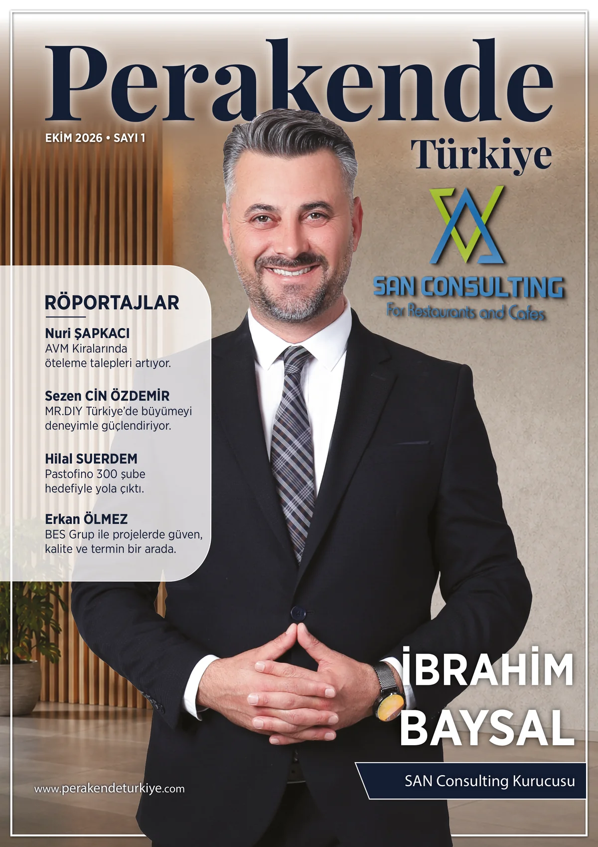 Perakende Türkiye Sayı 1, kapak
